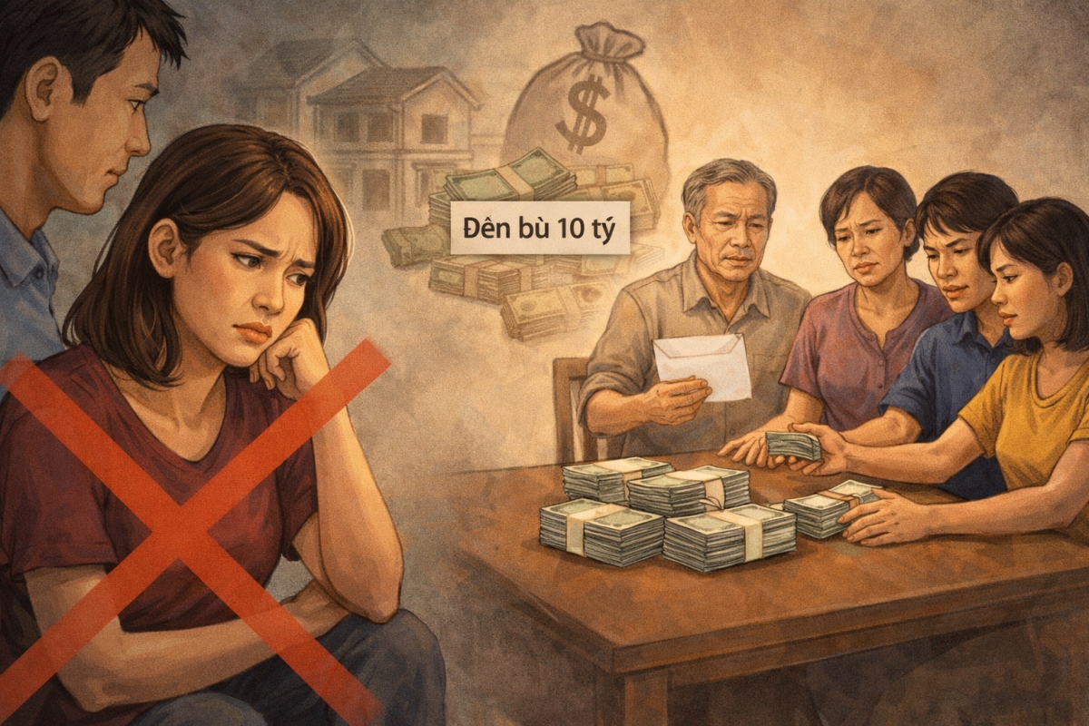 Chỉ vì tôi lấy chồng trái ý khiến bố mẹ mà bị gạch tên khỏi phần tài sản chung (ảnh minh họa: AI)