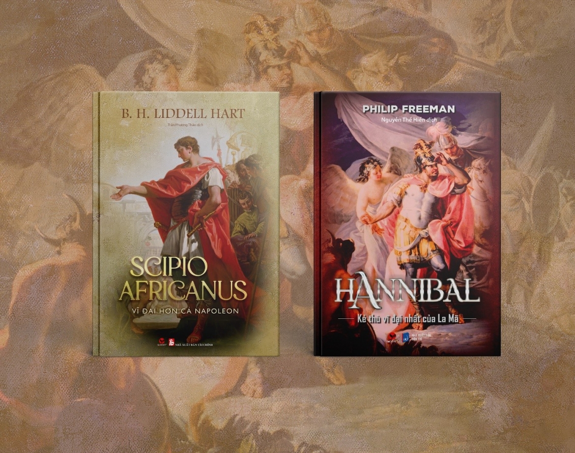 Scipio Africanus và Hannibal - Hai cuốn sách thú vị về hai danh tướng vĩ đại nhất thời cổ đại (Ảnh: Bách Việt)