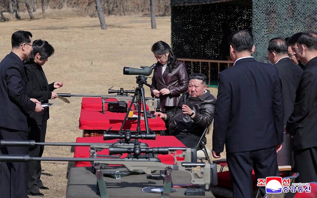 Ông Kim Jong Un phát biểu tại sự kiện. Ảnh: KCNA.