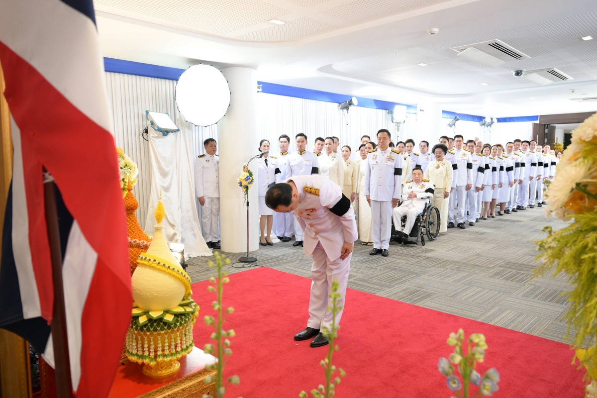 Lễ tiếp nhận sắc phong bổ nhiệm tân Thủ tướng thứ 32 của Thái Lan. Ảnh: VP Thủ tướng Thái Lan