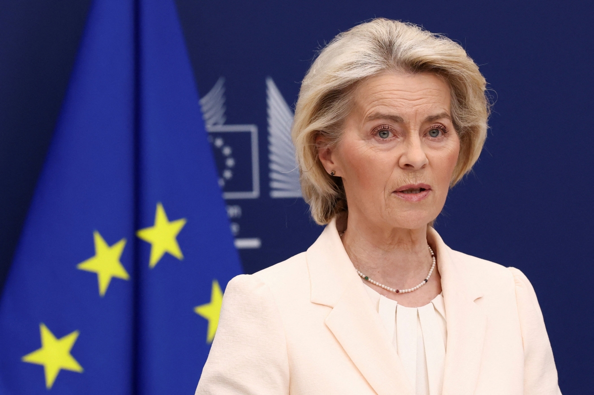Bà Ursula von der Leyen, Chủ tịch Ủy ban châu Âu. (Ảnh: Reuters)