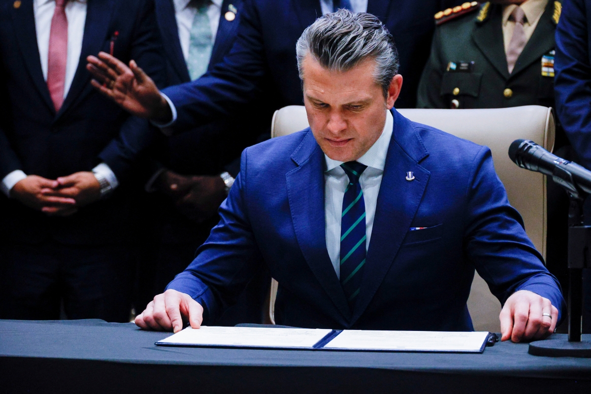 Bộ trưởng Quốc phòng Mỹ Pete Hegseth. Ảnh: Reuters