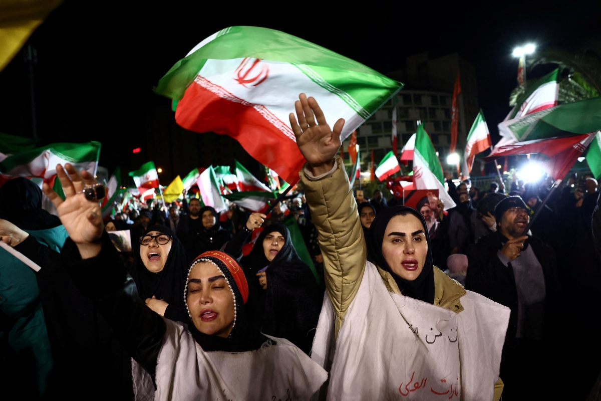 Biểu tình chống Israel và Mỹ ở Tehran, Iran. Ảnh: Reuters