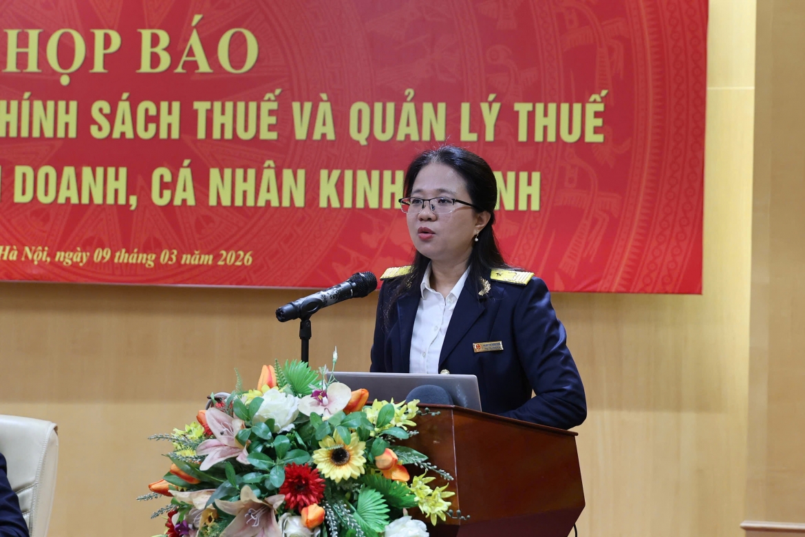 Bà Phạm Thị Minh Hiền, Phó trưởng Ban chính sách, thuế quốc tế (Cục Thuế)