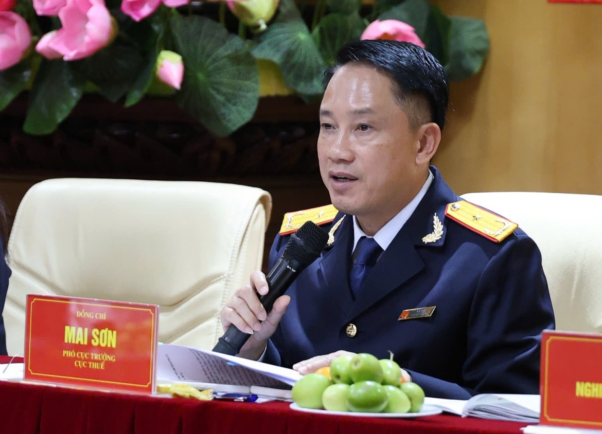 Ông Mai Sơn, Phó Cục trưởng Cục Thuế
