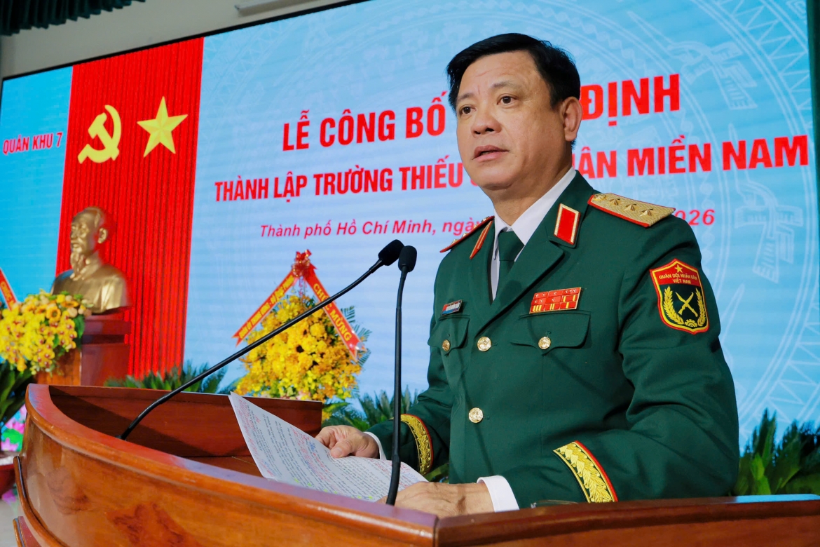 Thượng tướng Nguyễn Trường Thắng, Thứ trưởng Bộ Quốc phòng (ảnh: L.T)