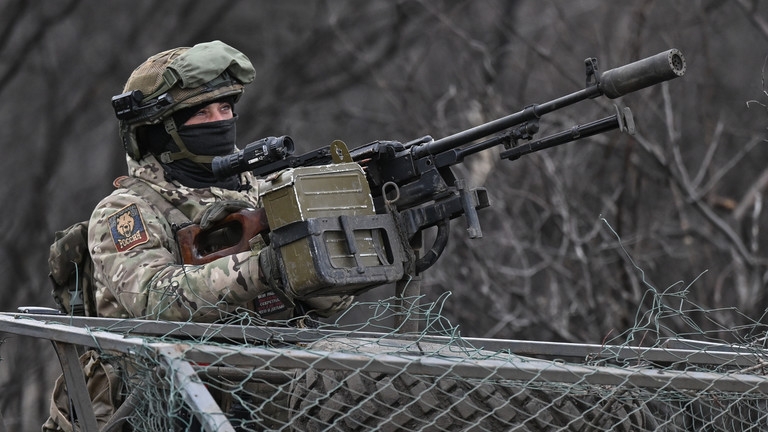 Binh sĩ Nga trên chiến trường. Ảnh: Sputnik