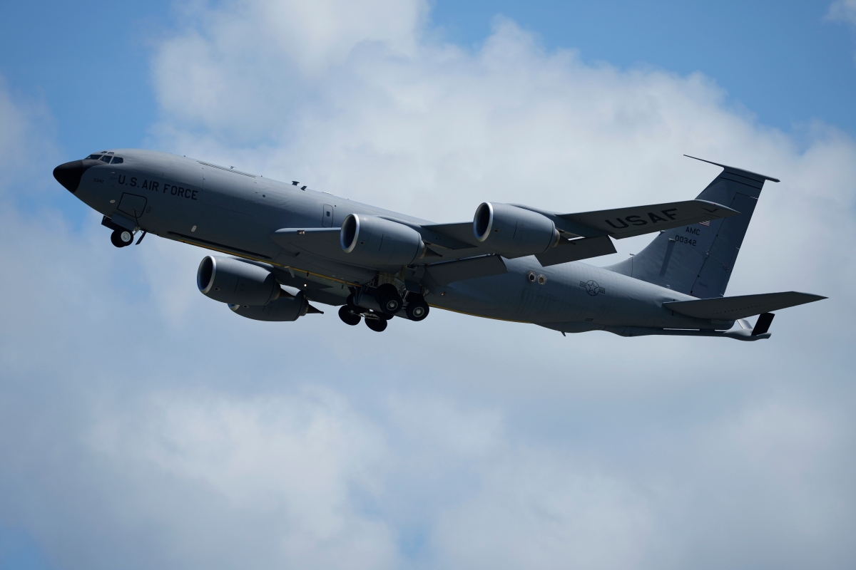 Máy bay tiếp dầu KC-135. Ảnh: AP