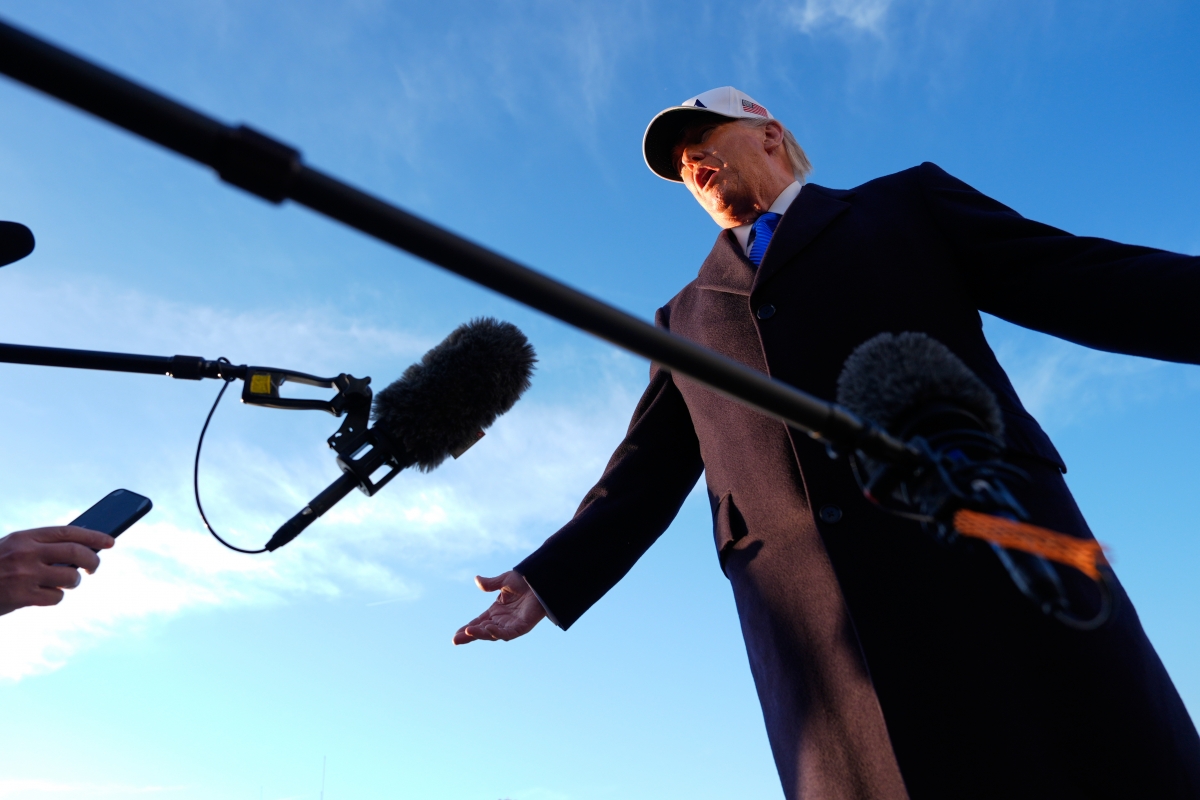 Tổng thống Trump. Ảnh: AP