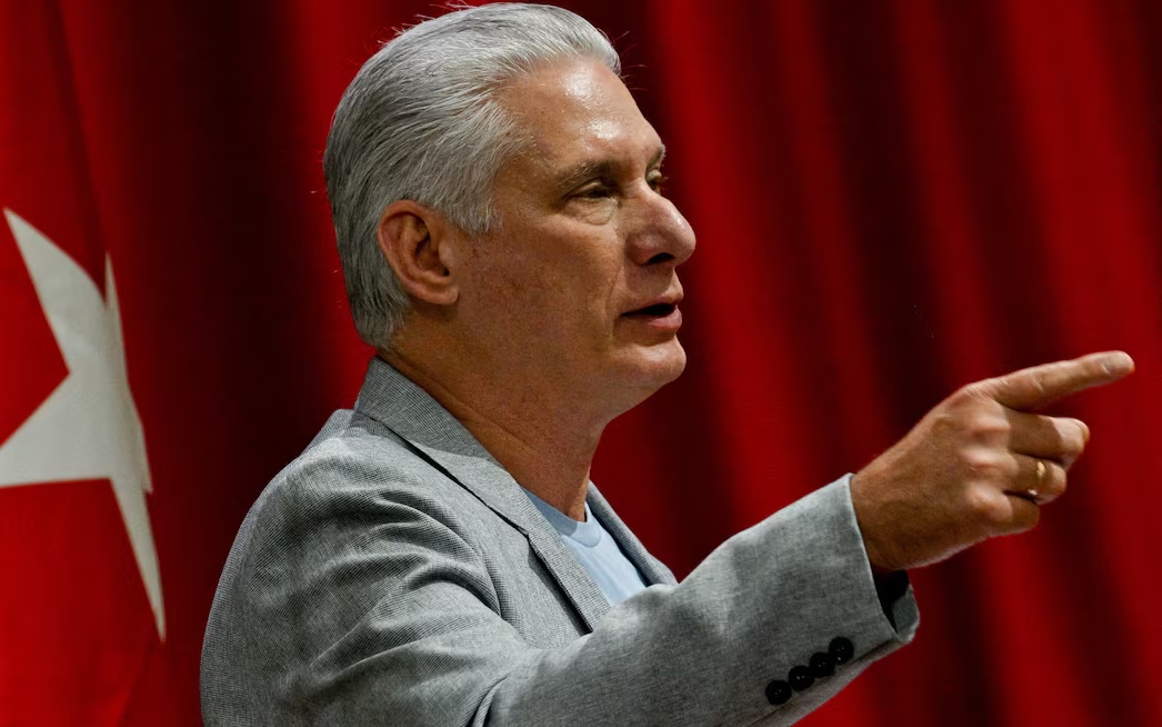 Chủ tịch Cuba Canel hôm 20/3. Ảnh: Reuters.