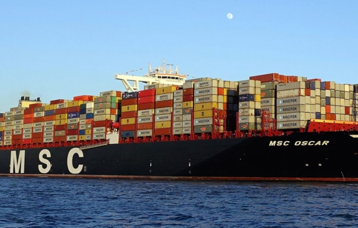Doanh nghiệp Việt Nam thường dùng dịch vụ vận chuyển hàng xuất khẩu của hàng MSC vì có mạng lưới rộng và nhiều tàu lớn nhỏ khau nhau (Ảnh Minh họa)