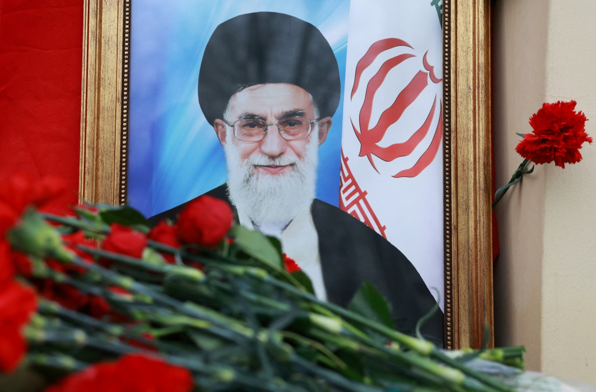 Cố Lãnh tụ Tối cao Ali Khamenei. Ảnh: Reuters