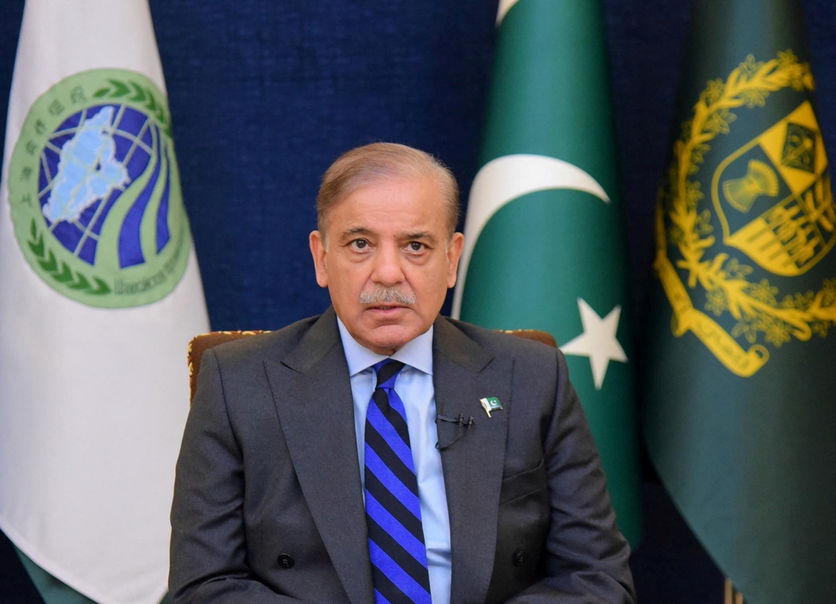 Thủ tướng Pakistan Shehbaz Sharif. Ảnh: Reuters