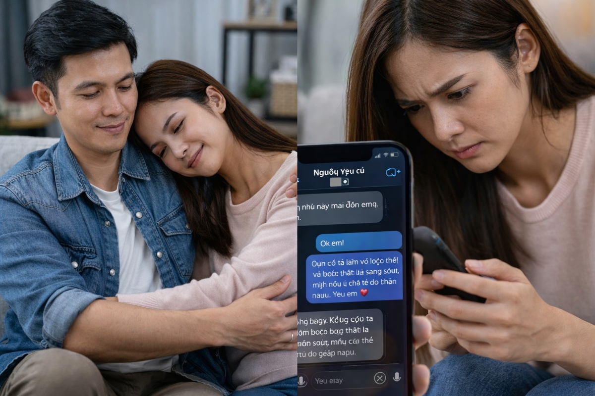 Qua tin nhắn, tôi biết rằng họ vẫn thường xuyên gặp nhau, còn nói chuyện về những lần đi nhà nghỉ với nhau (ảnh minh họa: AI)