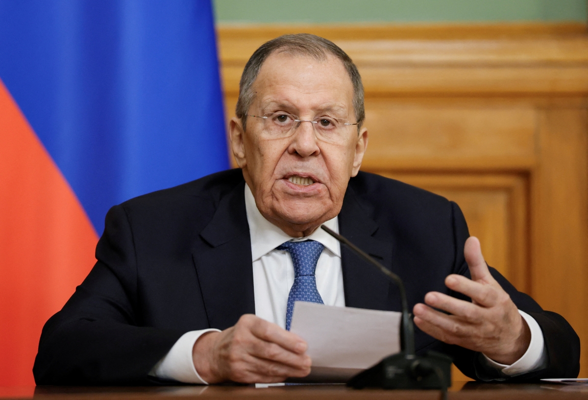 Ngoại trưởng Nga Sergei Lavrov. (Ảnh: Reuters)