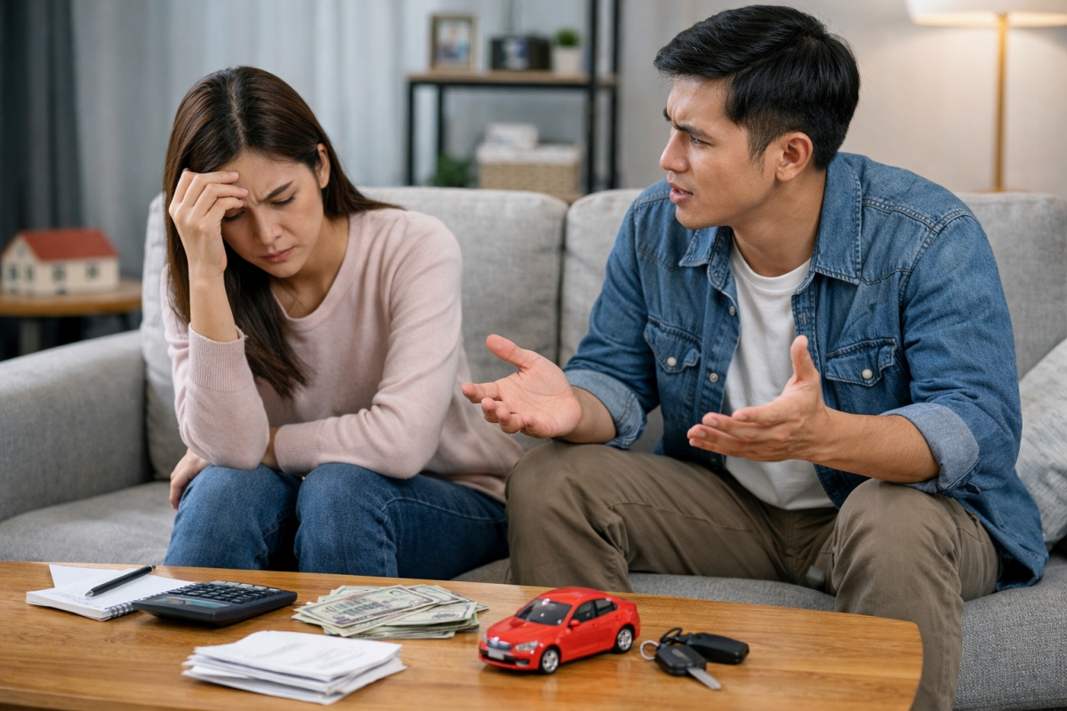 Chồng nói tôi ích kỷ và không đứng về phía chồng, chỉ nghĩ cho bố mẹ mình (ảnh minh họa: AI)