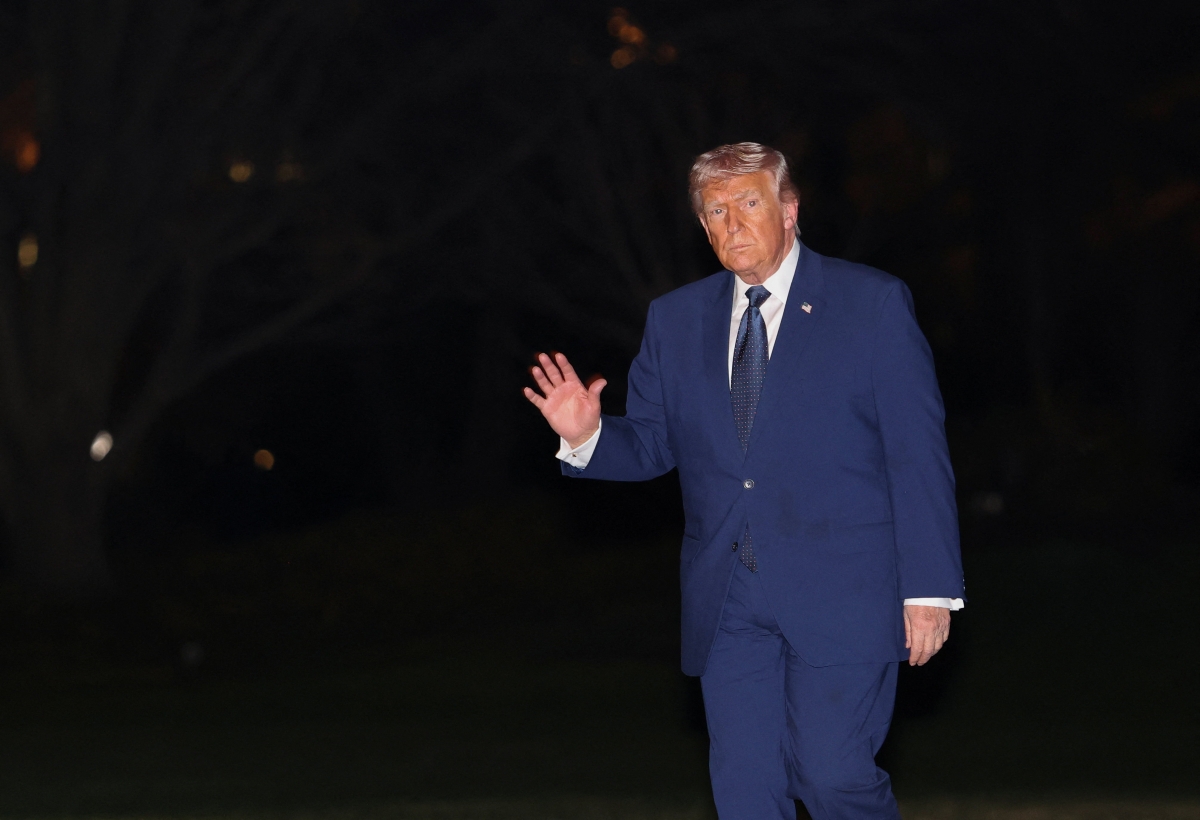 Tổng thống Mỹ Trump tại Nhà Trắng. (Ảnh: Reuters)