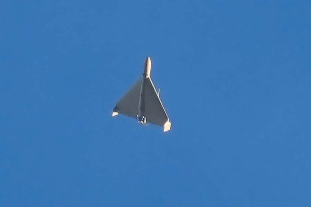 UAV Shahed của Iran. Ảnh: AP