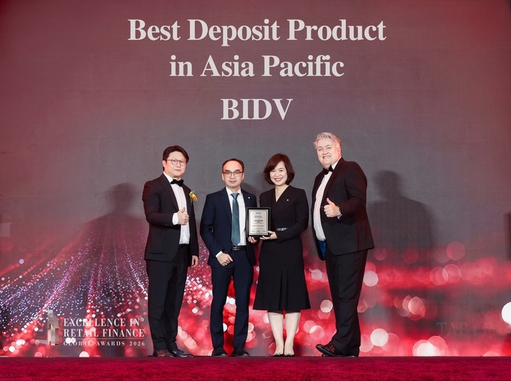 Sản phẩm tiền gửi BIDV chinh phục giải thưởng cấp châu lục