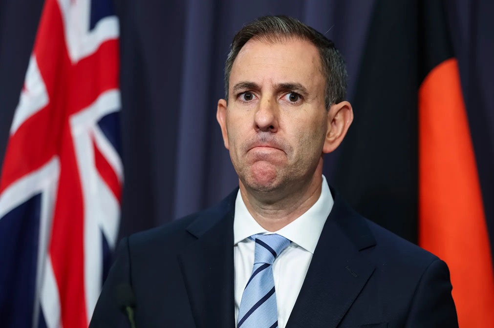 Bộ trưởng Ngân khố Australia Jim Chalmers. Nguồn: Alex Ellinghausen