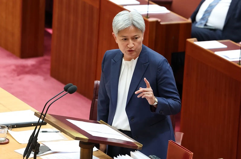 Ngoại trưởng Australia Penny Wong. Ảnh: Alex Ellinghausen