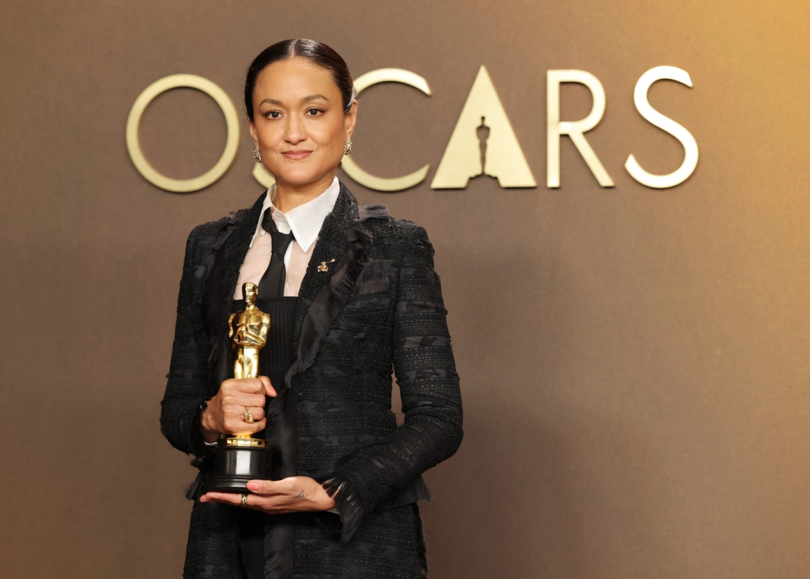 Autumn Durald Arkapaw tại lễ trao giải Oscar 2026, khoảnh khắc lịch sử của nữ quay phim.
