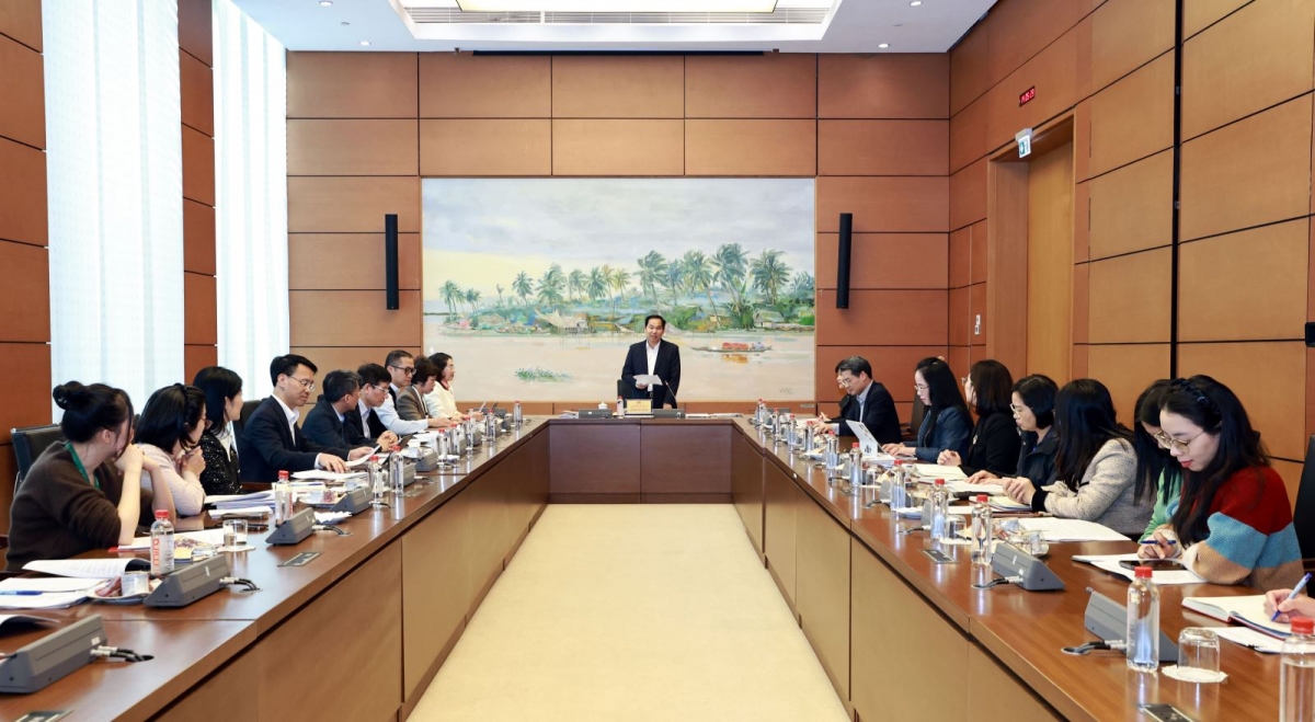 Tổng Thư ký Quốc hội, Chủ nhiệm VPQH Lê Quang Mạnh, Chánh Văn phòng Hội đồng Bầu cử quốc gia, phát biểu tại phiên họp triển khai công tác chuẩn bị bầu cử ĐBQH khóa XVI và đại biểu HĐND các cấp nhiệm kỳ 2026 - 2031 ngày 26/12/2025.