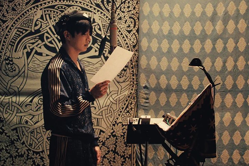 Thành viên Jung Kook của nhóm BTS trong một cảnh trích từ phim tài liệu “BTS: THE RETURN”. (Ảnh: Netflix)