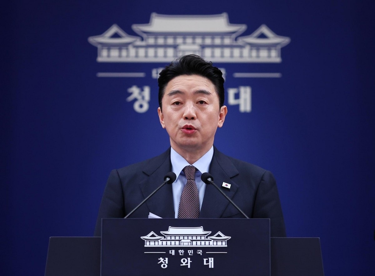 Chánh Văn phòng Tổng thống Hàn Quốc Kang Hoon Sik ngày 6/3. Ảnh: Yonhap