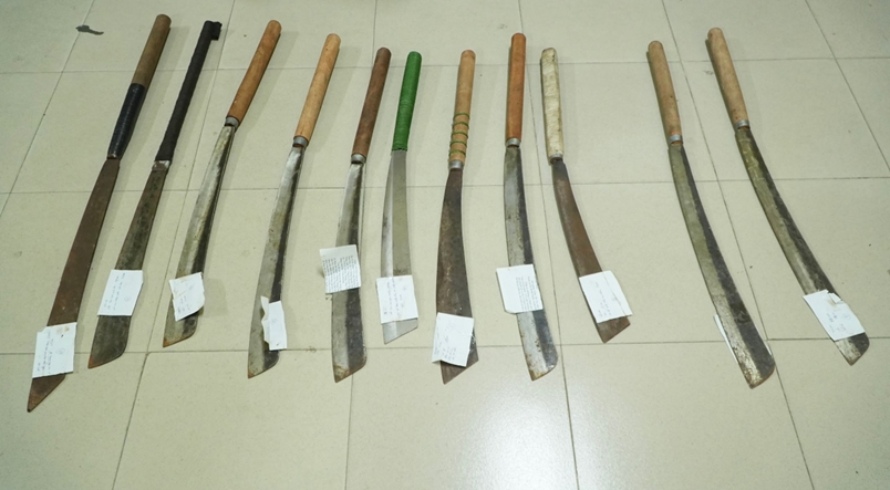Tang vật vụ việc - Ảnh: Công an thành phố Cần Thơ
