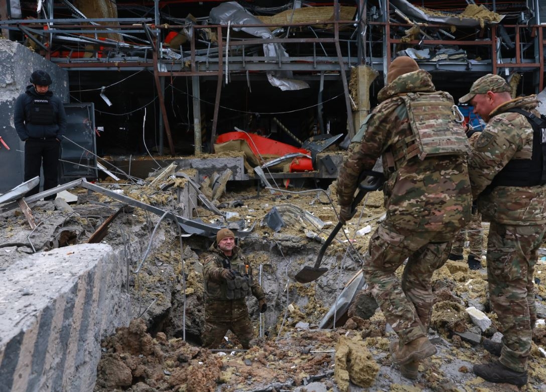 Binh sỹ Ukraine tại Zaporizhzhia. Ảnh: AP