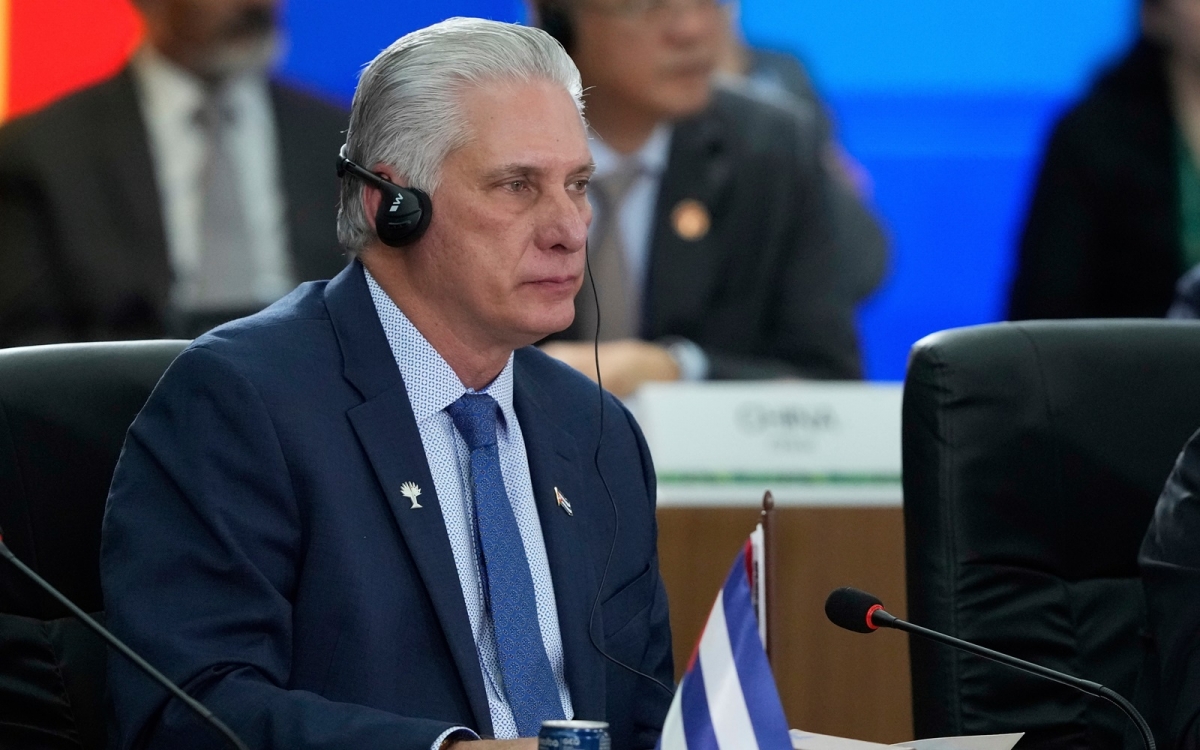 Chủ tịch Cuba Canel. Ảnh: AP.