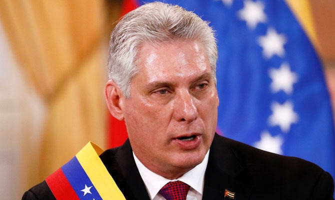 Chủ tịch Miguel Díaz-Canel. Ảnh: Reuters.