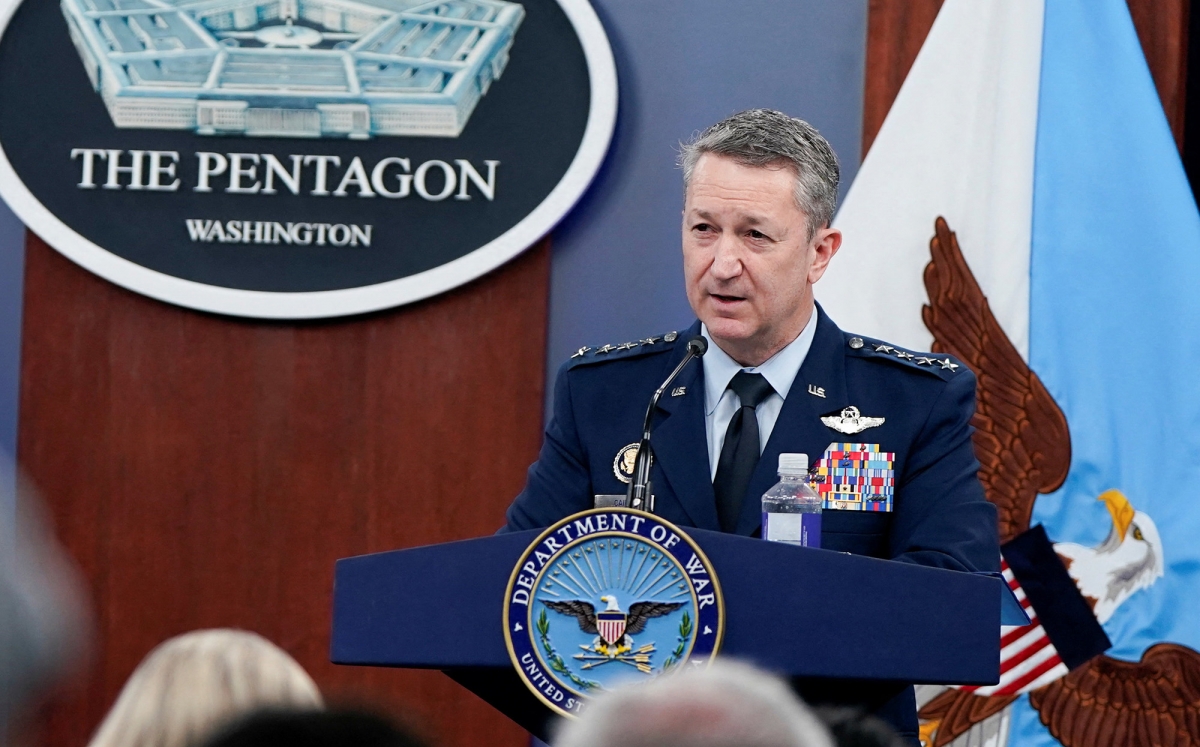 Chủ tịch Hội đồng Tham mưu trưởng Liên quân Mỹ Tướng Dan Caine