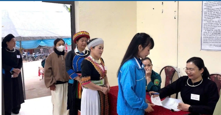 Cử tri tỉnh Thái Nguyên đi bầu cử ĐBQH khóa XVI và đại biểu HĐND các cấp nhiệm kỳ 2026 - 2031