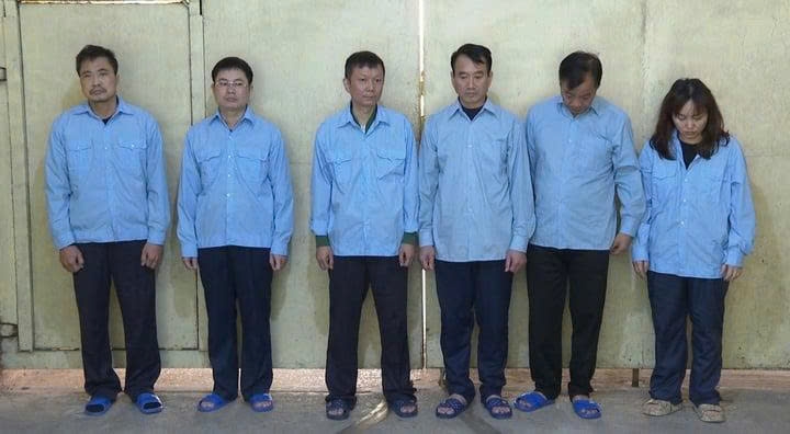 6 bị cáo trong vụ án