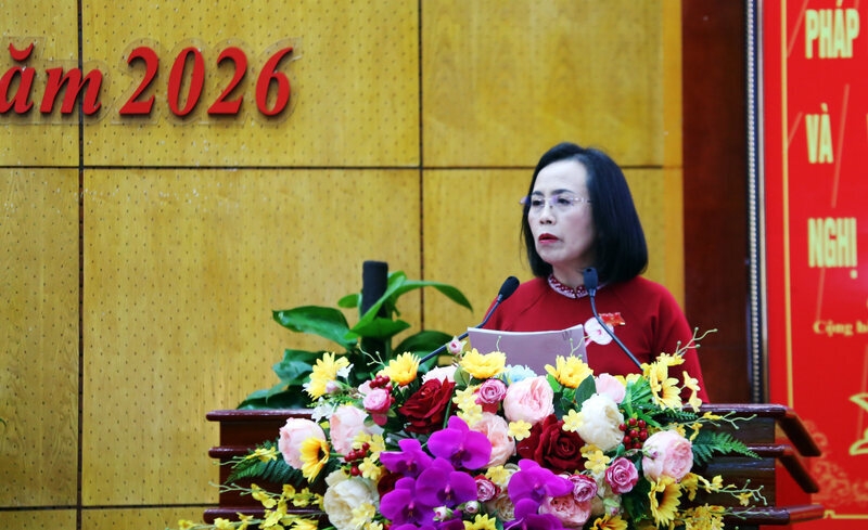 Với tỷ lệ 100% phiếu bầu tán thành, bà Đoàn Thị Hậu tái cử chức Chủ tịch HĐND tỉnh Lạng Sơn, nhiệm kỳ 2026 - 2031. Ảnh Thanh Bình