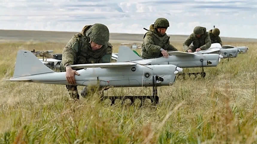UAV Orlan của quân đội Nga. Ảnh: KT