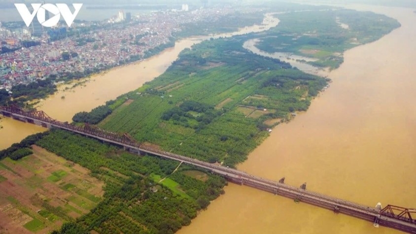 Sông Hồng được xác định là trục xanh, trục cảnh quan trung tâm và Hà Nội.