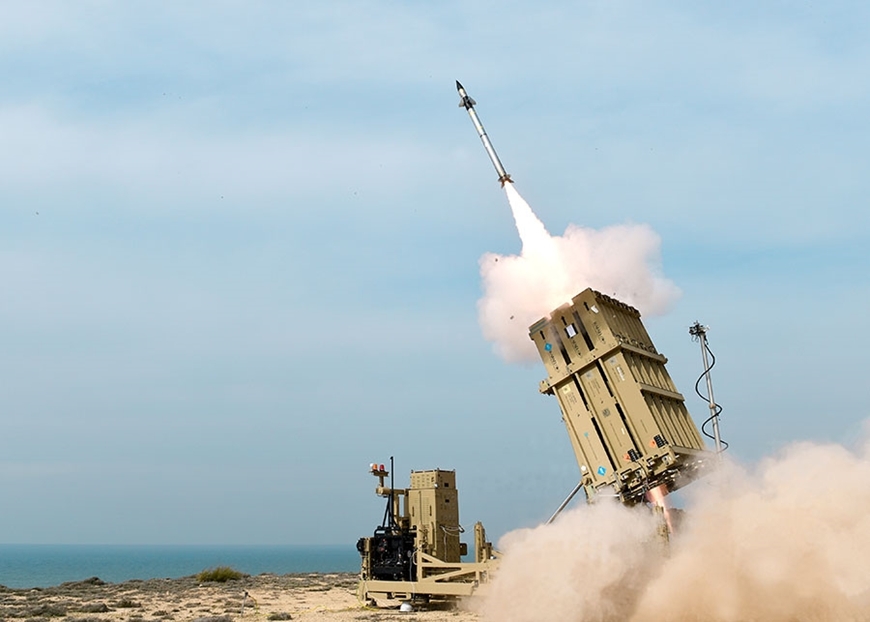 Hệ thống phòng thủ tên lửa Iron Dome. Ảnh: Rafael