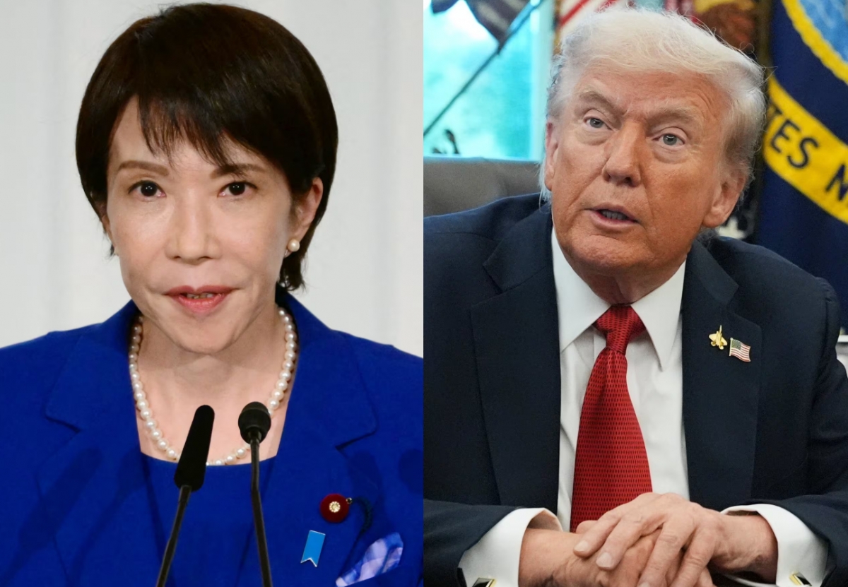 Thủ tướng Nhật Bản Sanae Takaichi và Tổng thống Donald Trump (Ảnh: The Chosun Daily)