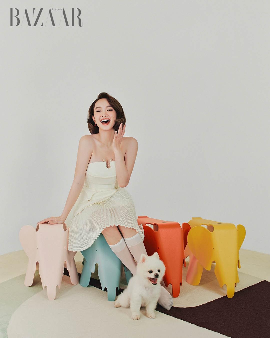 Kaity Nguyễn khoe nhan sắc nổi bật trên trang bìa tạp chí. Nữ diễn viên gần đây còn gây chú ý khi lọt danh sách đề cử 100 gương mặt đẹp nhất thế giới 2026 của TC Candler.