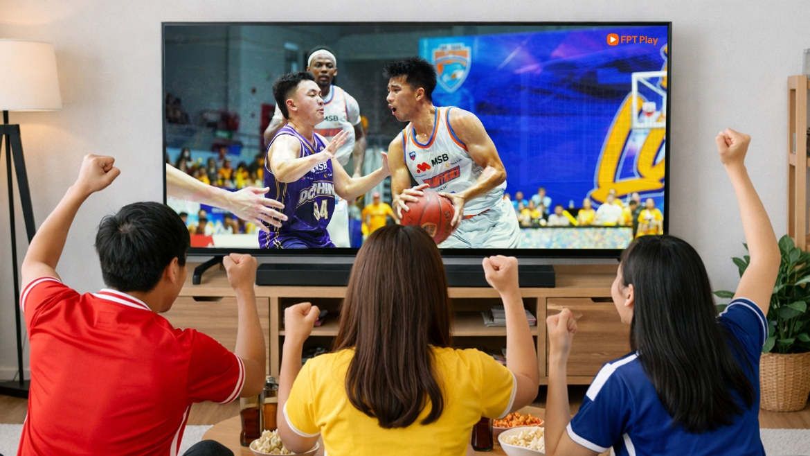 Mùa giải VBA 2026, khán giả có thể theo dõi bóng rổ đỉnh cao với chất lượng 4K trên FPT Play (ảnh: BTC)