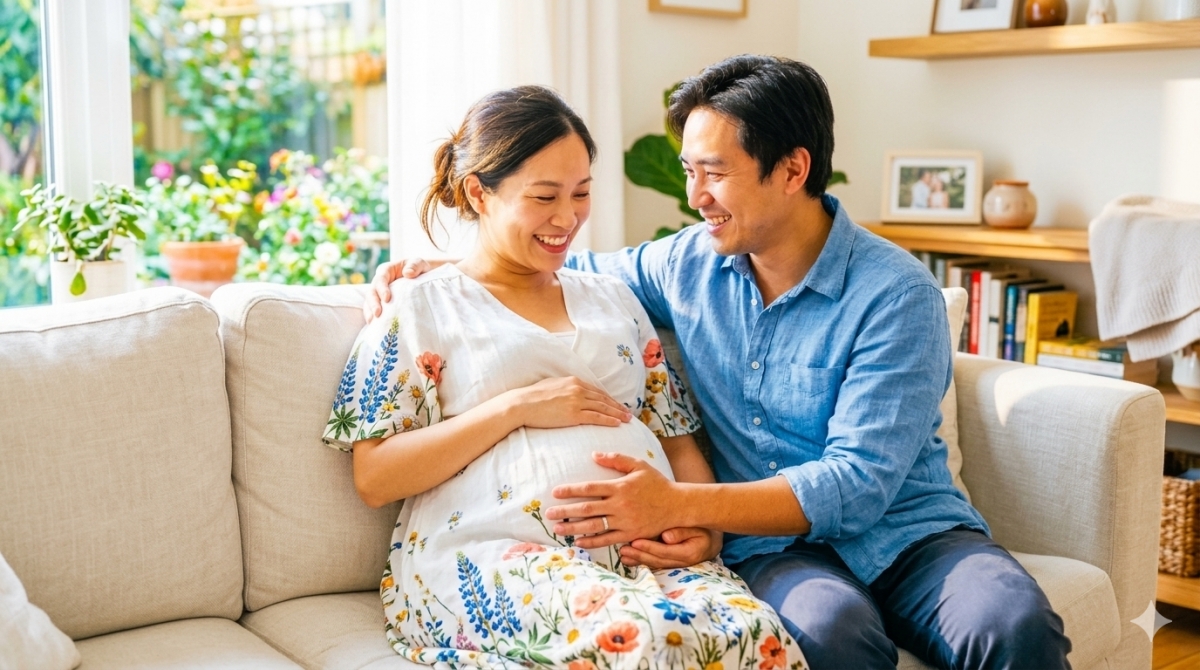 Việc lập kế hoạch và chuẩn bị trước khi mang thai giúp mẹ và bé an toàn, khỏe mạnh. Ảnh minh họa do AI tạo