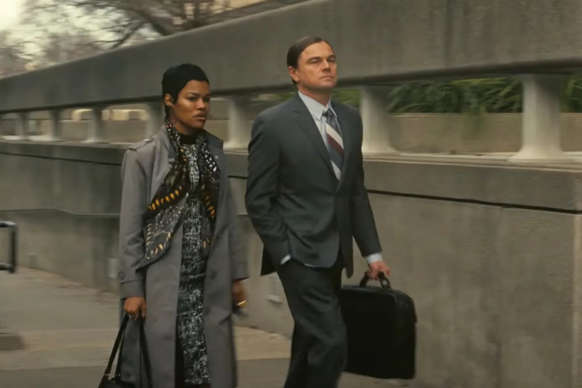 Teyana Taylor và Leonardo DiCaprio trong bộ phim “One Battle After Another”.