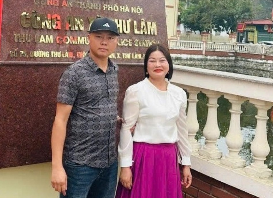 Nguyễn Thị Sâm bị lực lượng công an bắt giữ. Ảnh: CACC