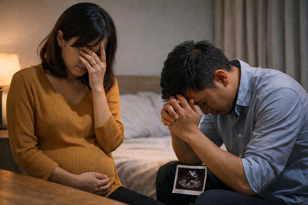 Tôi hỏi bác sĩ nhiều lần, hy vọng có sự nhầm lẫn nào đó nhưng bác sĩ cho biết khả năng đứa trẻ là con của bạn trai tôi là rất thấp. (ảnh minh họa: AI)