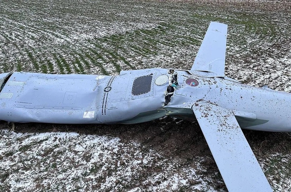 Một tên lửa Kh-101 của Nga bị bắn hạ tại tỉnh Vinnytsia, Ukraine. Ảnh: Không quân Ukraine