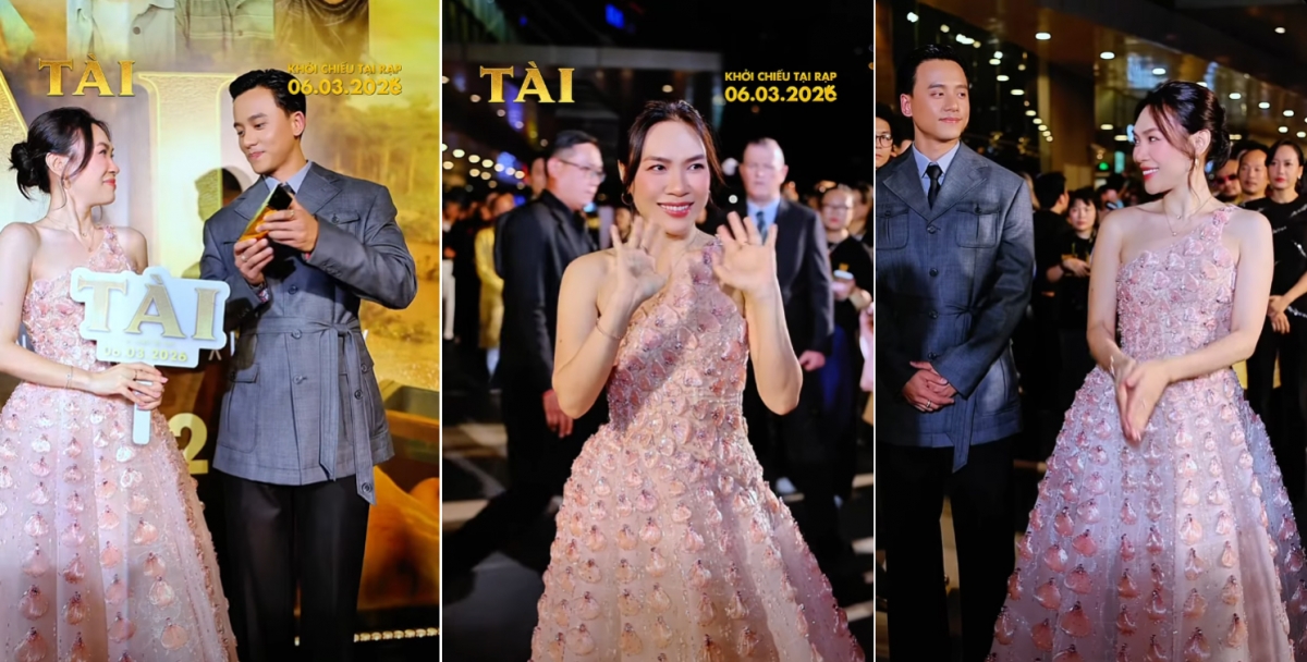 Trên trang cá nhân, ca sĩ Mỹ Tâm rạng rỡ sánh đôi cùng nam diễn viên Mai Tài Phến tại buổi premiere phim TÀI, khoảnh khắc thân mật và hạnh phúc của cả hai nhanh chóng thu hút sự chú ý và “cơn mưa” thả tim từ người hâm mộ.