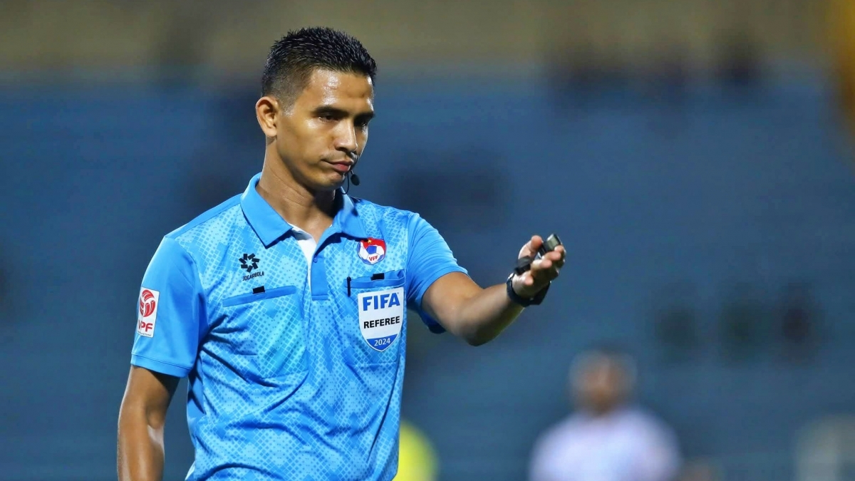 Trọng tài Nasaruddin sẽ bắt chính trận Hà Nội FC vs CLB CAHN ở vòng 15 V-League 2025/2026. (Ảnh: VPF)